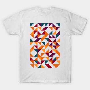 Creative Geometric Colourful Triangle Pattern #39 T-Shirt